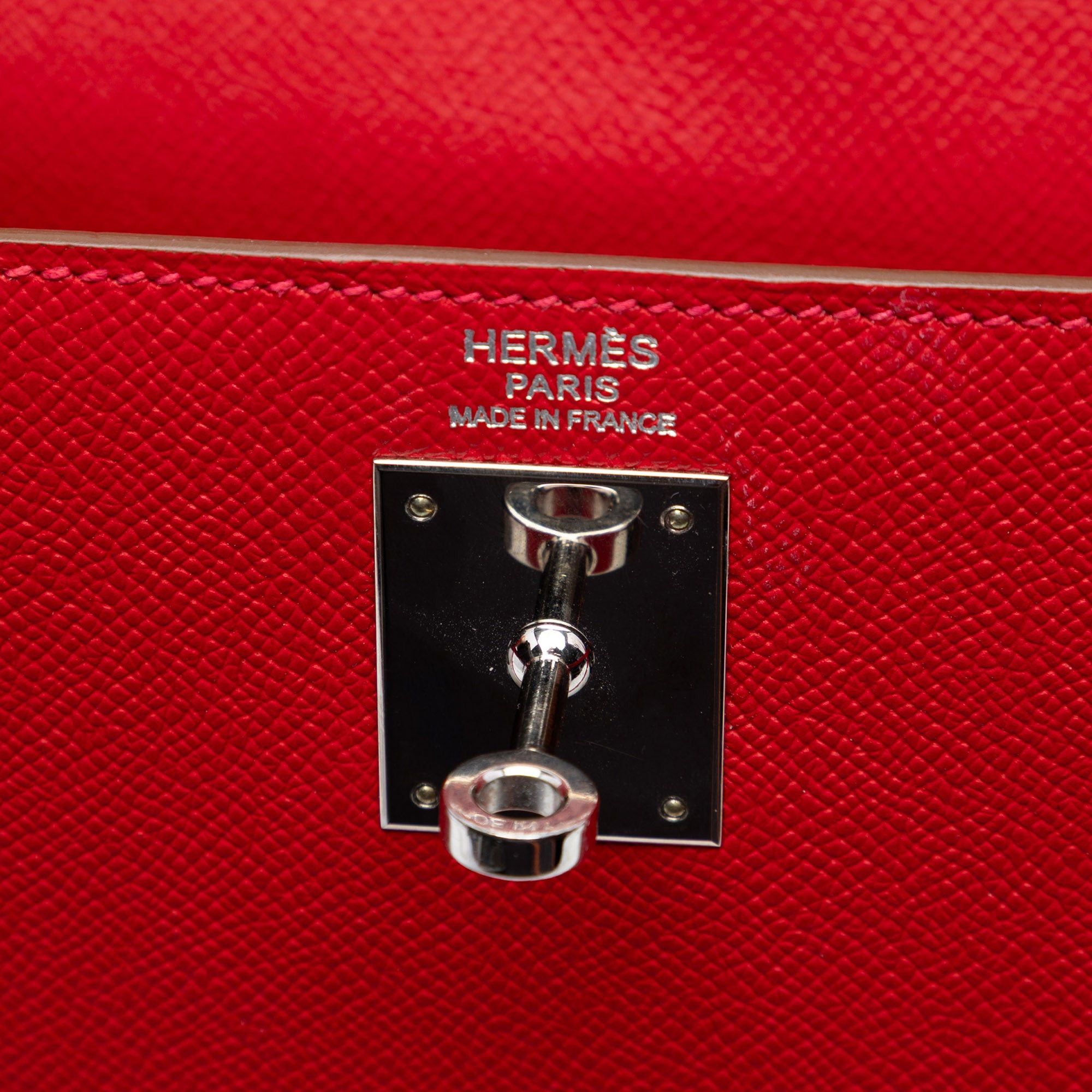 Hermes Bicolor Epsom Kelly Flag Sellier 32 Size ONE SIZE - 4 Thumbnail