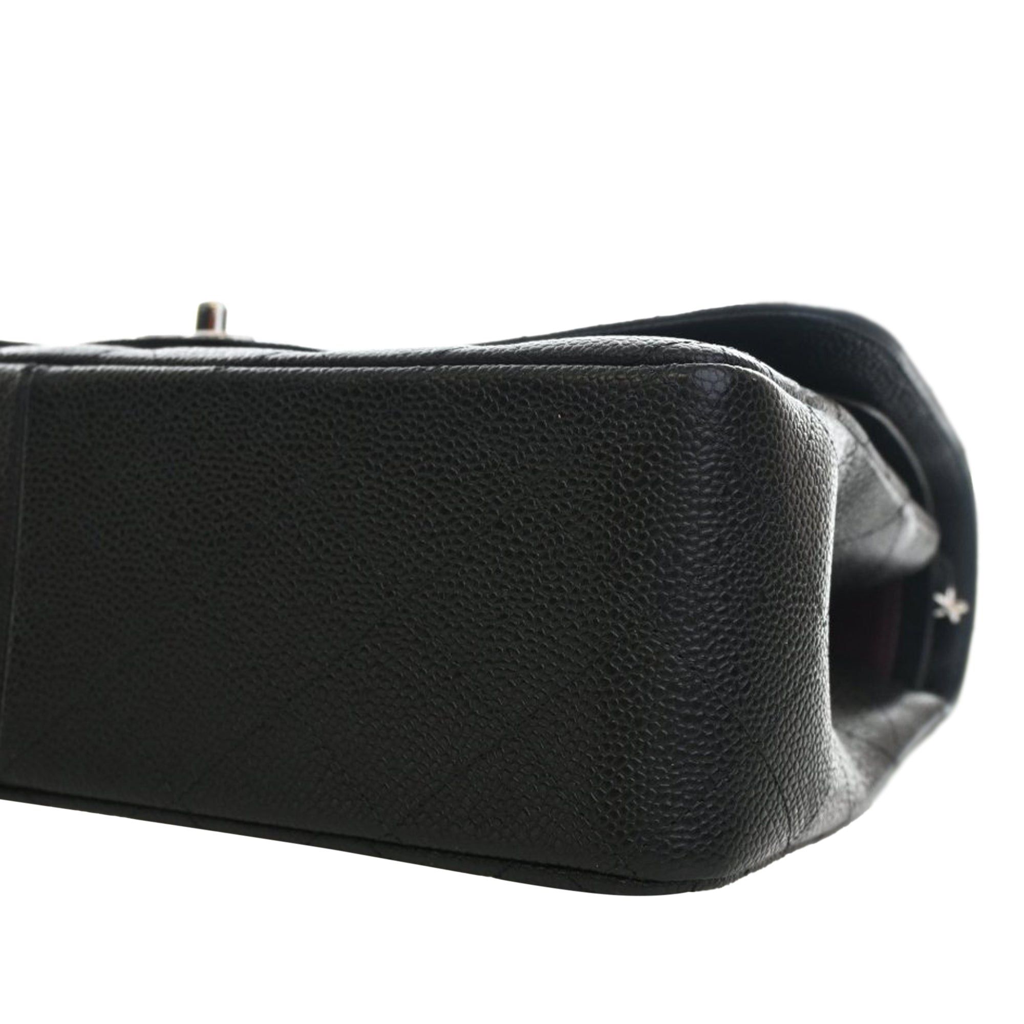 Chanel Jumbo Classic Caviar Double Flap Size ONE SIZE - 9 Thumbnail