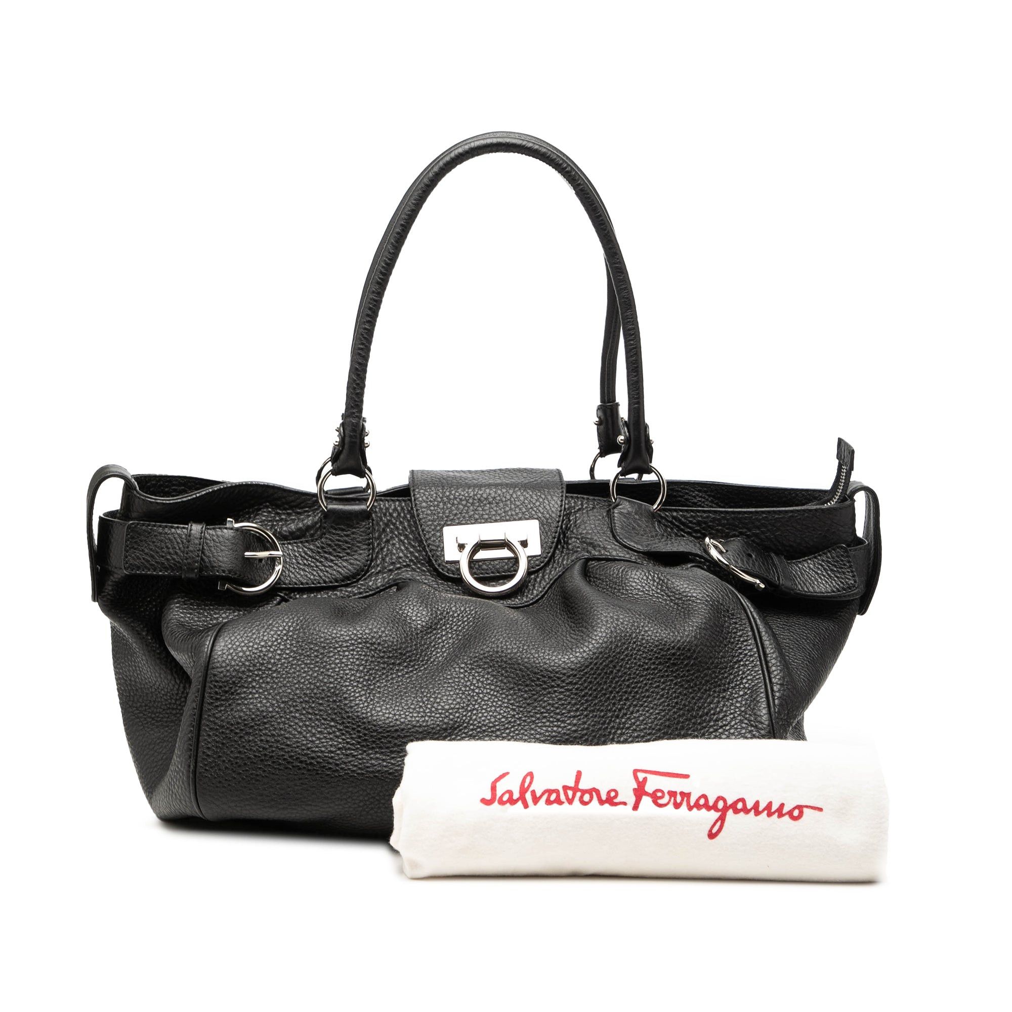 Salvatore Ferragamo Leather Gancini Marisa Handbag Size ONE SIZE - 7 Thumbnail