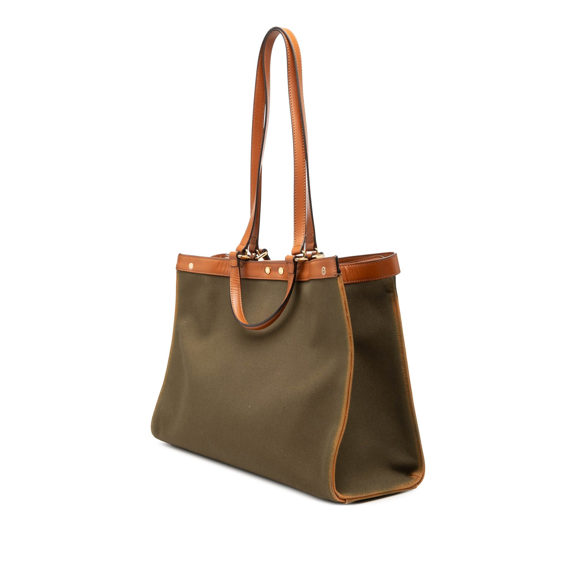 Fendi Zucca Embroidered Canvas Peekaboo X Tote Size ONE SIZE - 2 Thumbnail