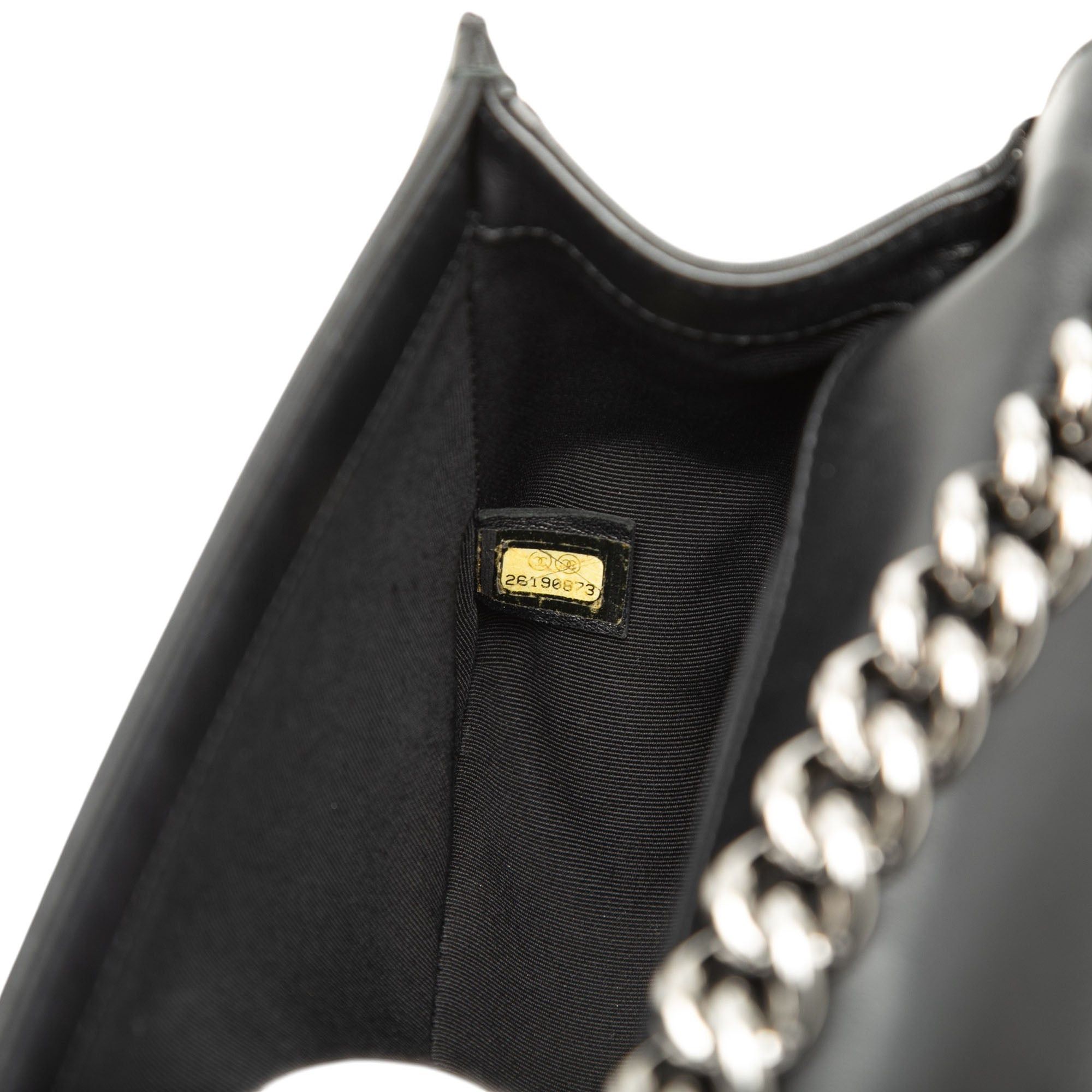 Chanel Old Medium Chevron Lambskin Boy Flap Size ONE SIZE - 6 Thumbnail