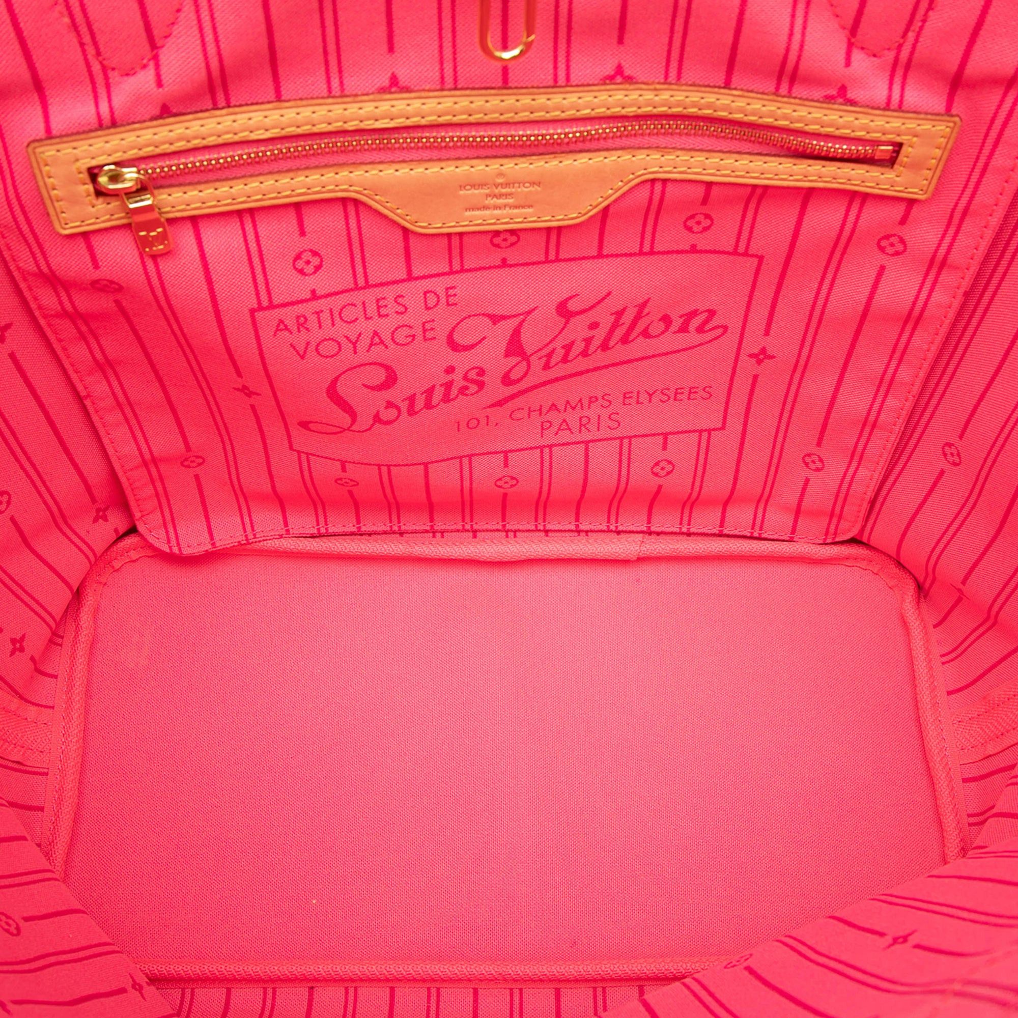Louis Vuitton Monogram Roses Neverfull MM Size ONE SIZE - 4 Thumbnail