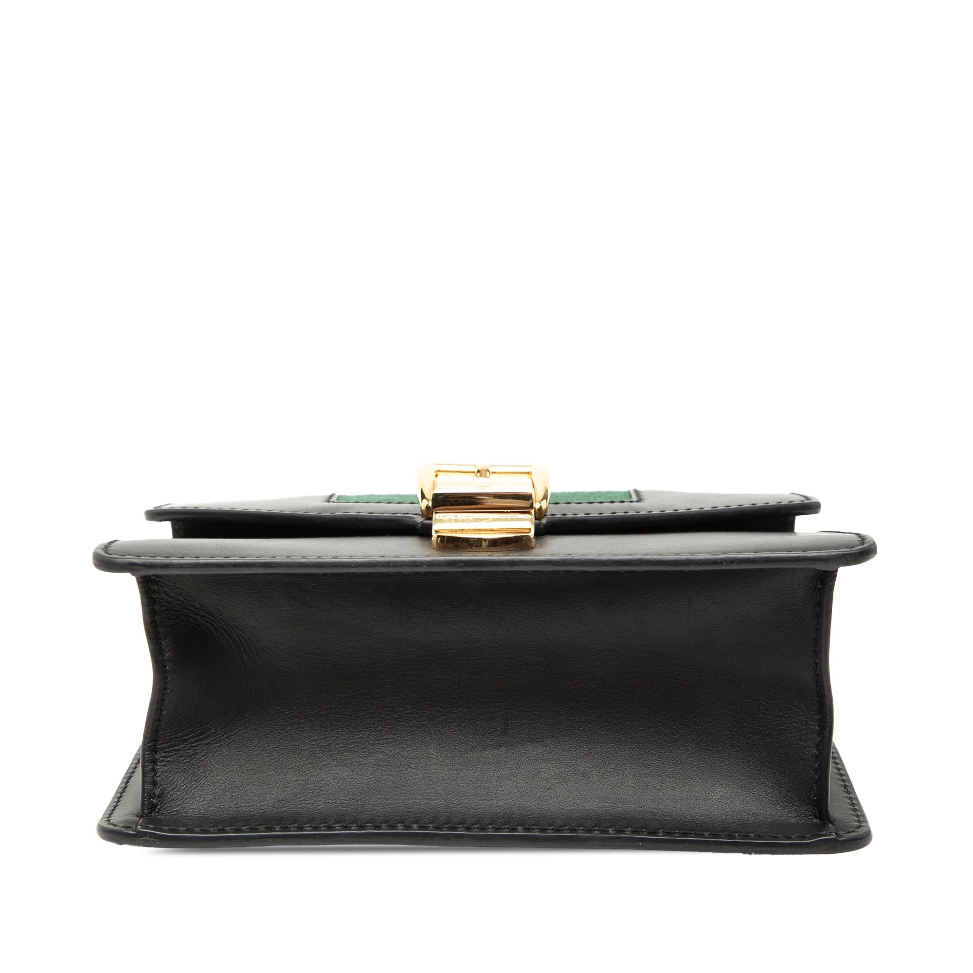 Gucci Mini Leather Web Sylvie Chain Crossbody Size ONE SIZE - 3 Thumbnail