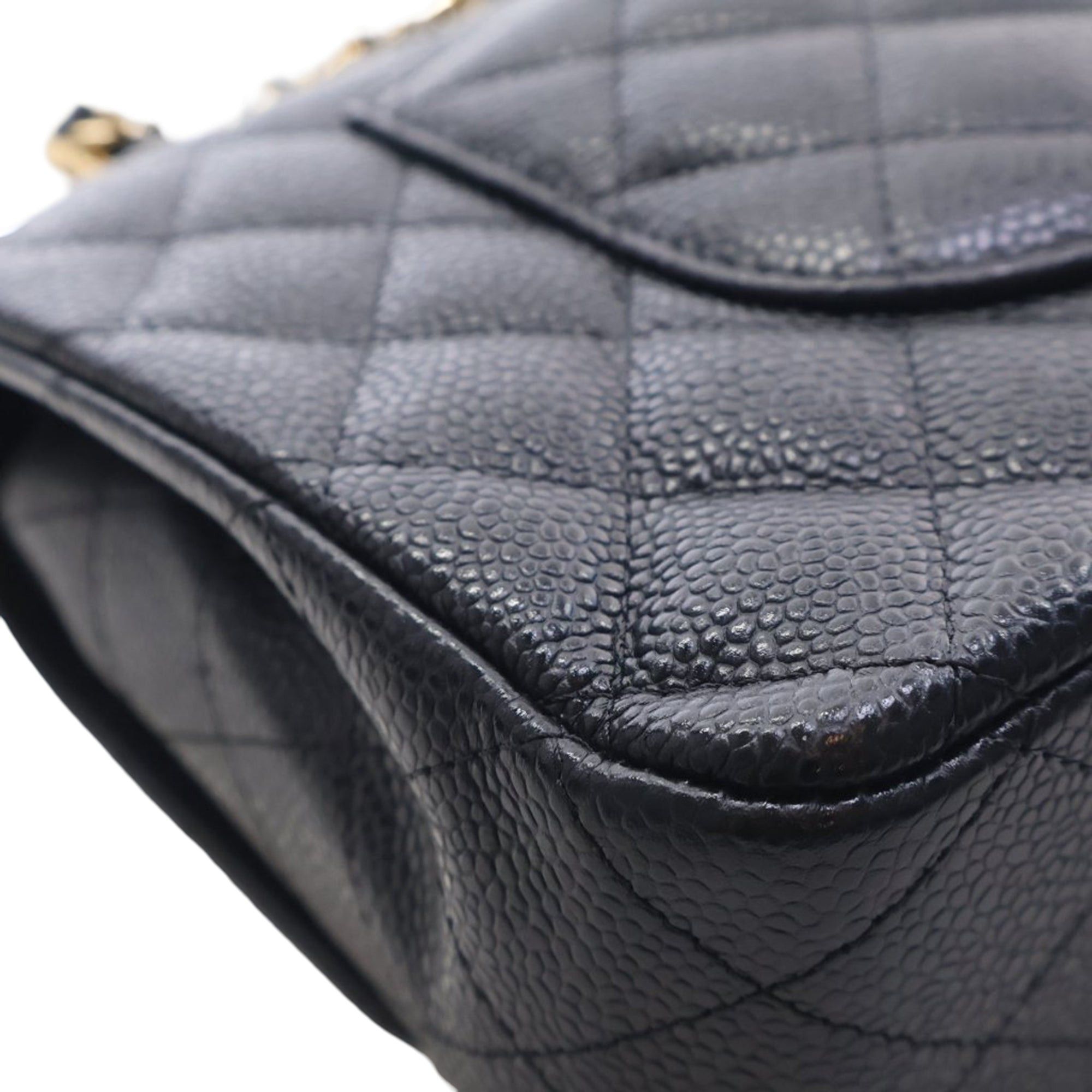 Chanel Medium Classic Caviar Double Flap Size ONE SIZE - 6 Thumbnail
