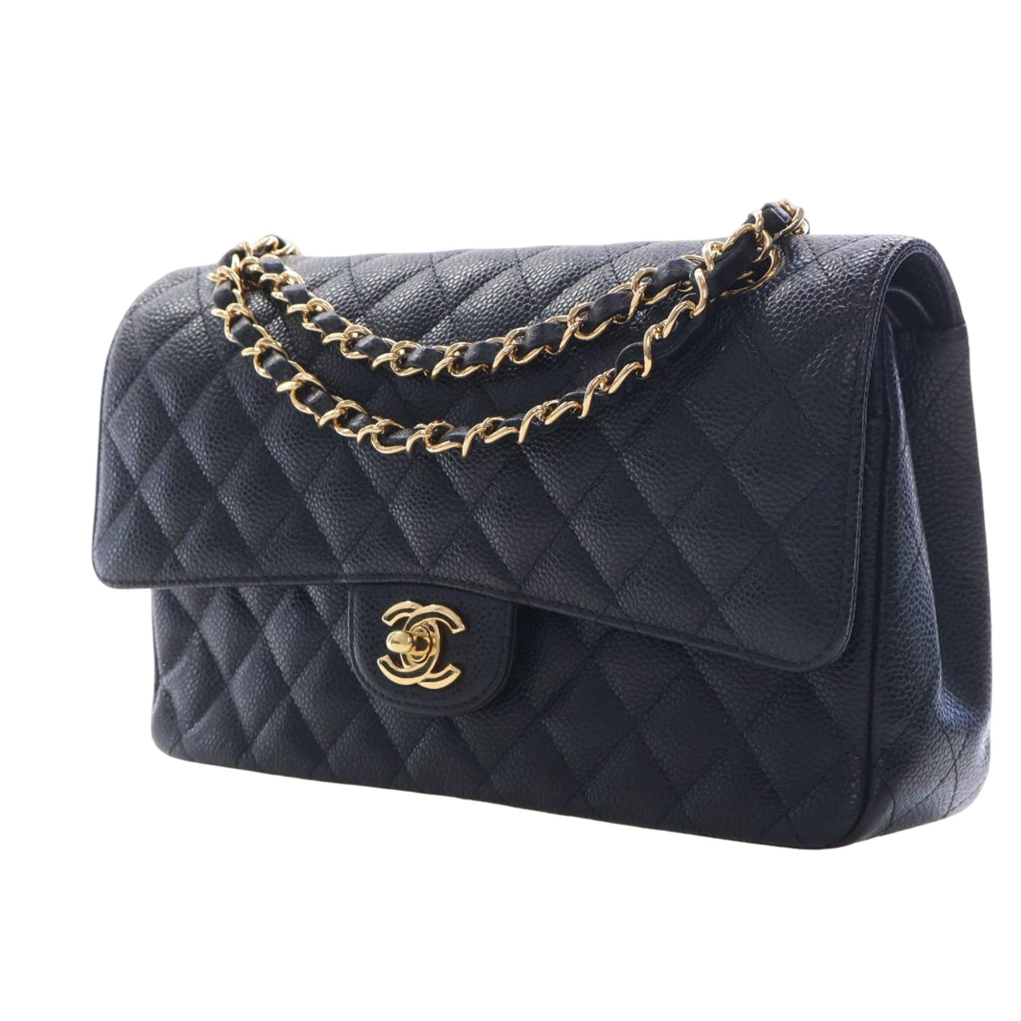 Chanel Medium Classic Caviar Double Flap Size ONE SIZE - 14 Thumbnail