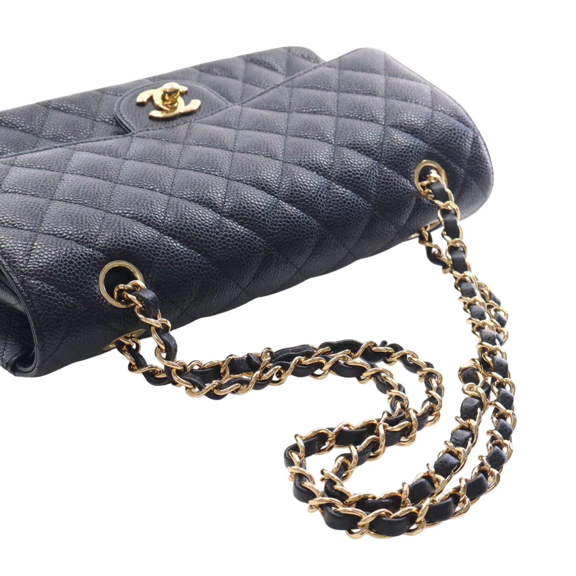 Chanel Medium Classic Caviar Double Flap Size ONE SIZE - 9 Thumbnail