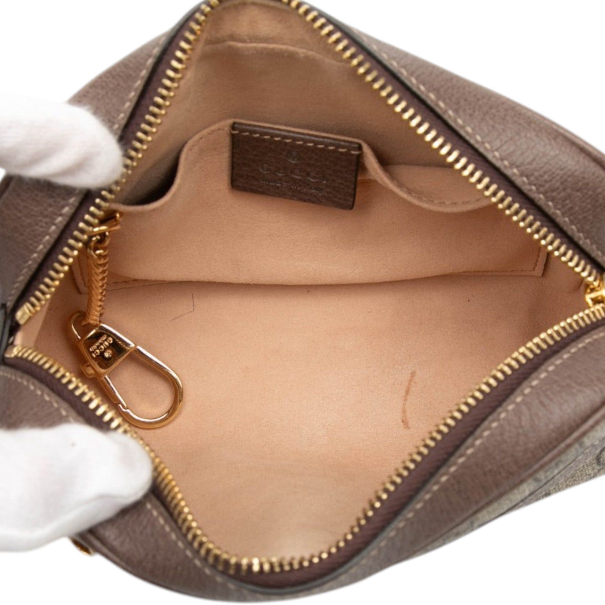 Gucci Mini GG Supreme Web Ophidia Crossbody Size ONE SIZE - 4 Thumbnail