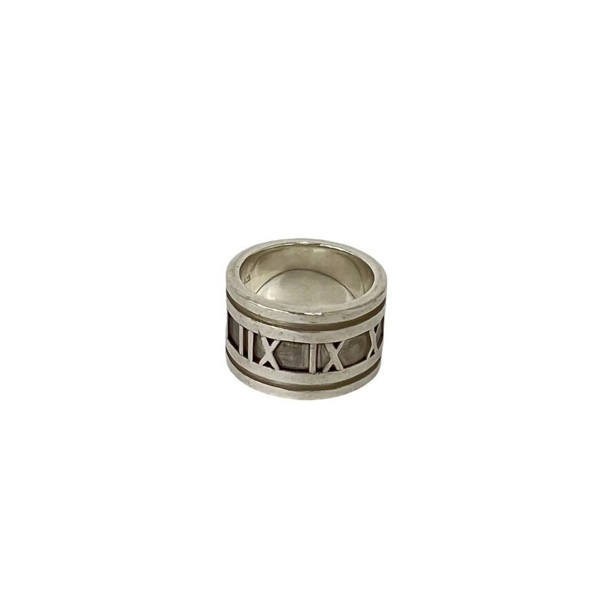 Tiffany & Co. TIFFANY&Co. Tiffany Atlas Wide Ring, Sterling Silver 925, Accessory, Women's, Men's, 99660 Size ONE SIZE - 5 Thumbnail