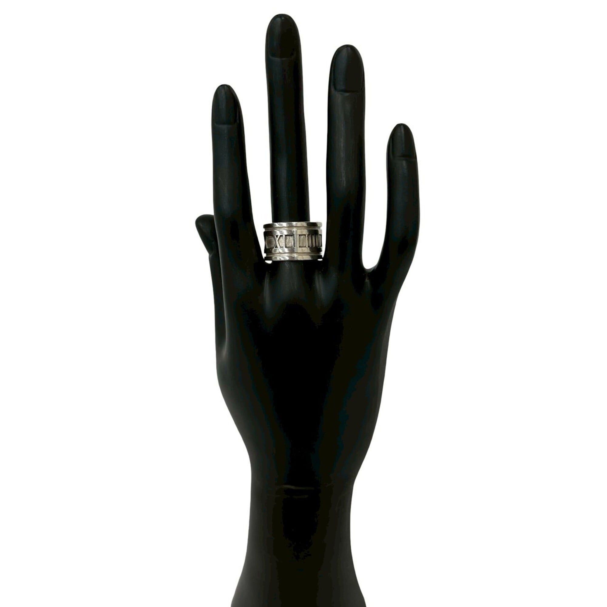 Tiffany & Co. TIFFANY&Co. Tiffany Atlas Wide Ring, Sterling Silver 925, Accessory, Women's, Men's, 99660 Size ONE SIZE - 2 Thumbnail