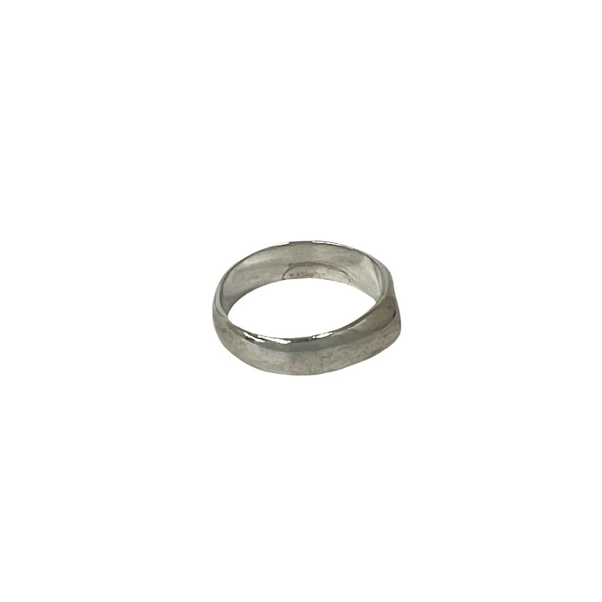 Tiffany & Co. TIFFANY&Co. Tiffany Vintage Curved Heart Ring, Sterling Silver 925, Accessory, Women's/Men's, 64012 Size ONE SIZE - 5 Thumbnail