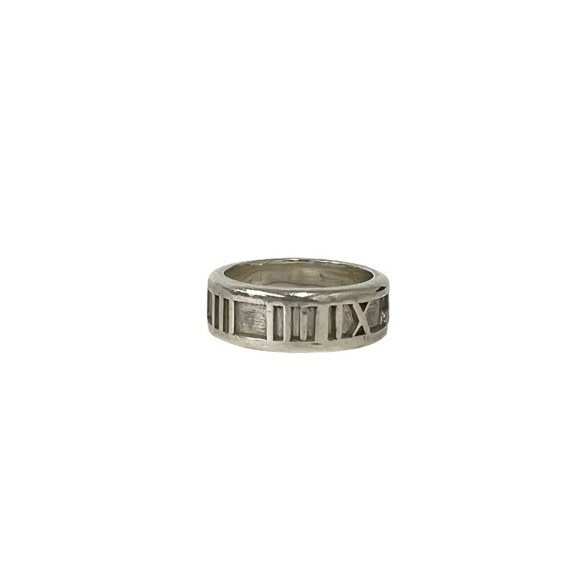 Tiffany & Co. TIFFANY&Co. Tiffany Atlas Ring, Sterling Silver 925, Accessory, Men's & Women's, Silver, 78300 Size ONE SIZE - 4 Thumbnail