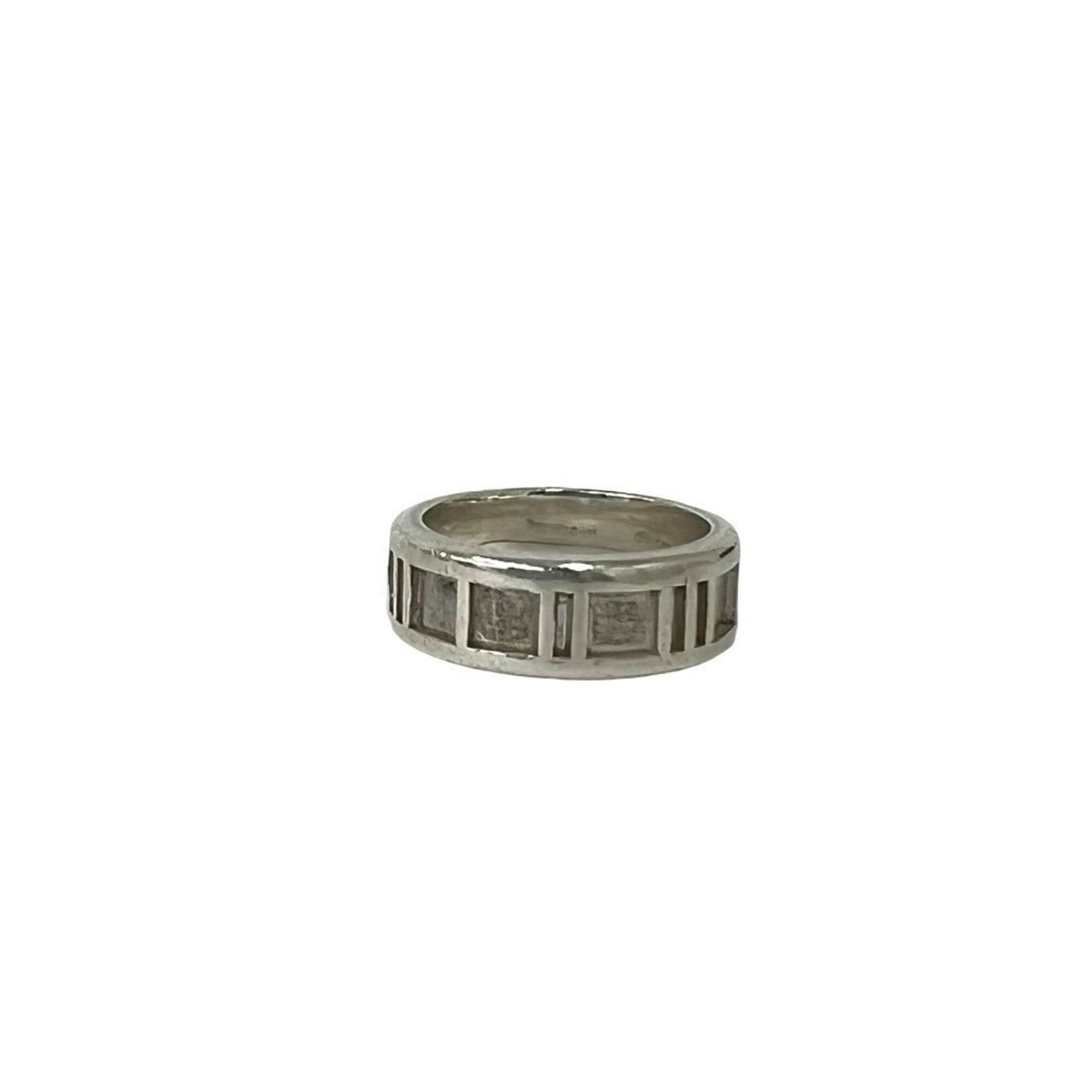 Tiffany & Co. TIFFANY&Co. Tiffany Atlas Ring, Sterling Silver 925, Accessory, Men's & Women's, Silver, 78300 Size ONE SIZE - 6 Thumbnail