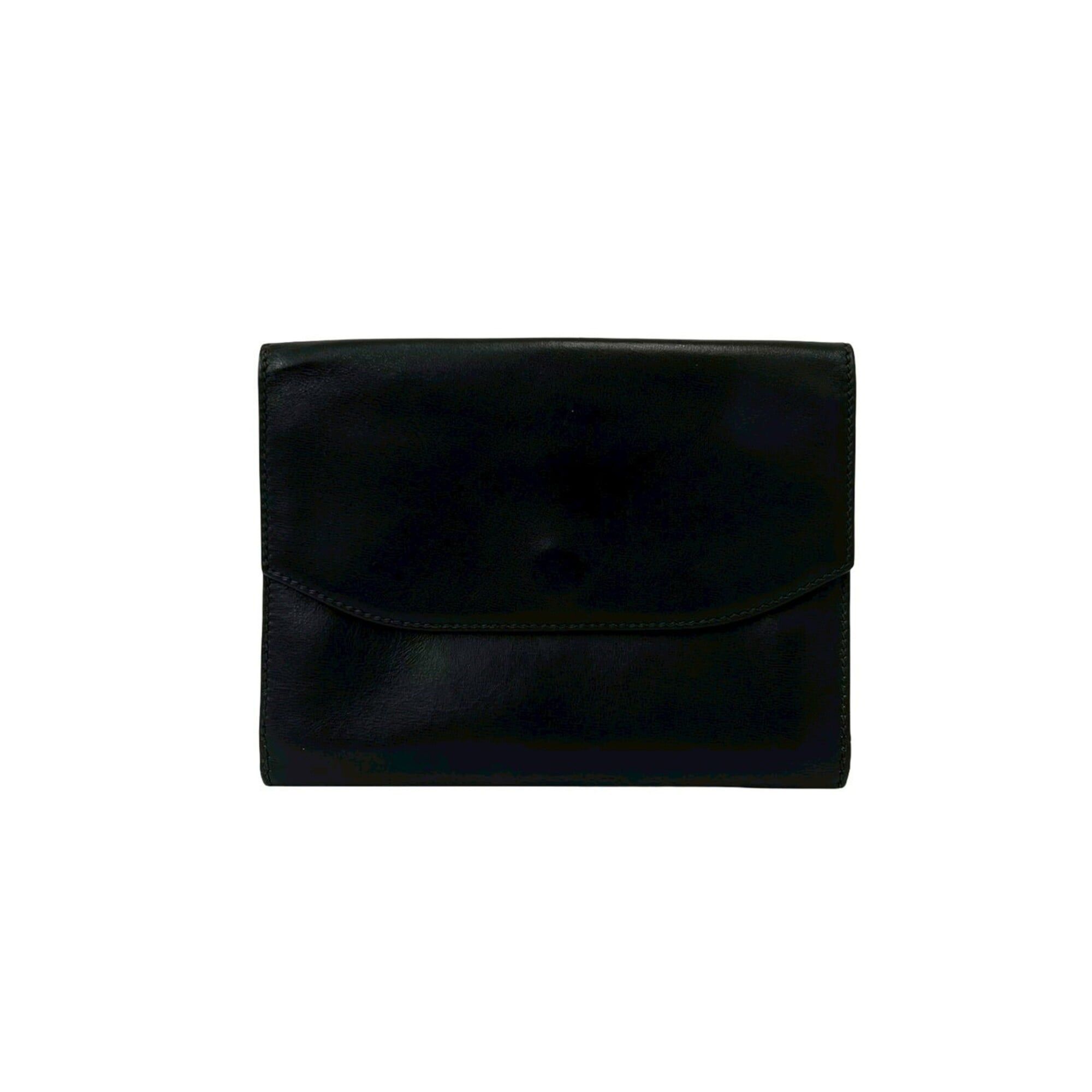 Gucci GUCCI Vintage GG Logo Leather Bi-fold Wallet, Black, 56612 Size ONE SIZE - 2 Thumbnail
