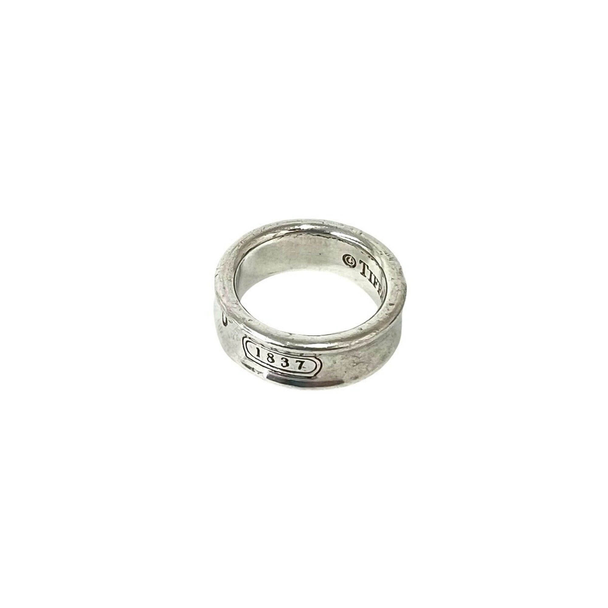 Tiffany & Co. TIFFANY&Co. Tiffany Narrow Ring, Logo Engraved, Sterling Silver 925, Accessory, Women's/Men's, Silver, 66131 Size ONE SIZE - 5 Thumbnail