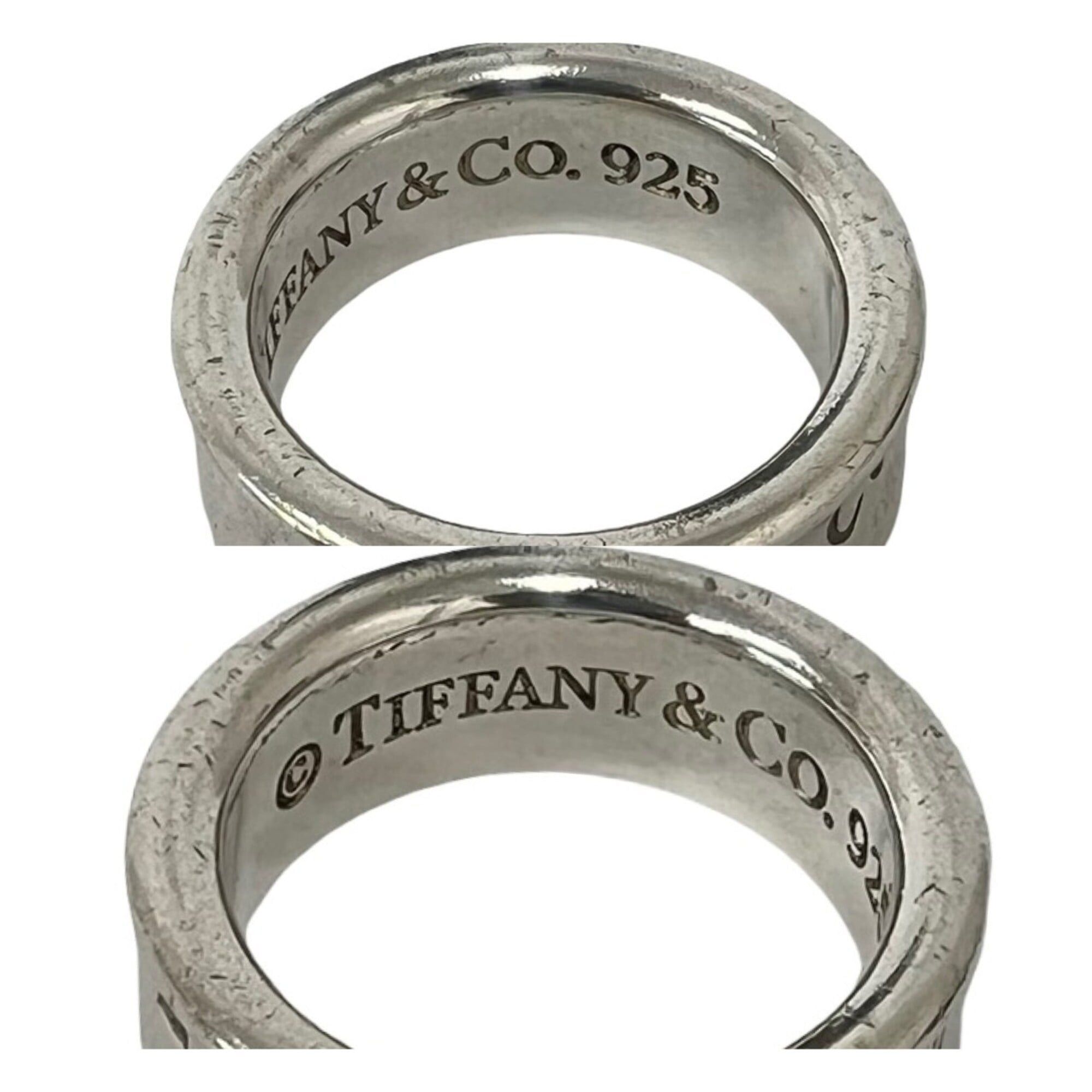 Tiffany & Co. TIFFANY&Co. Tiffany Narrow Ring, Logo Engraved, Sterling Silver 925, Accessory, Women's/Men's, Silver, 66131 Size ONE SIZE - 3 Thumbnail