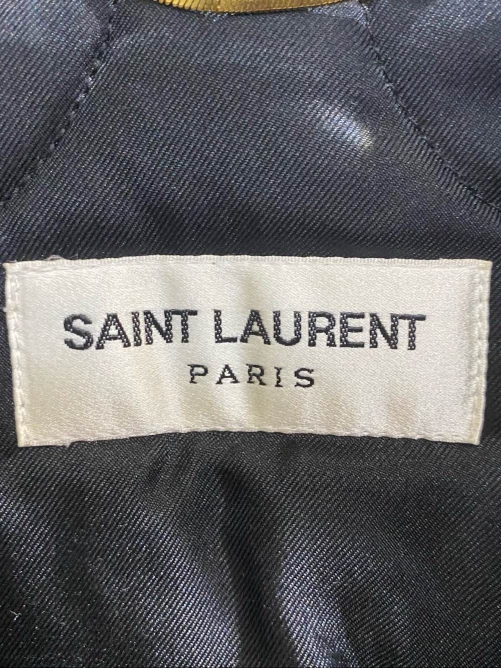 Saint Laurent Paris Saint Laurent Je T'aime Rhinestone Collar Jacket Size 34 Size XXS / US 00 / IT 34 - 3 Thumbnail