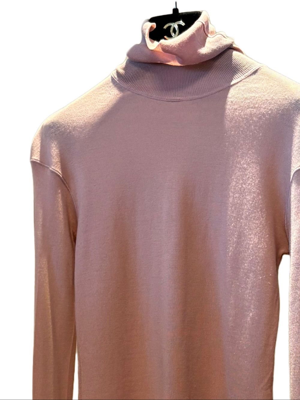 Saint Laurent Paris Saint Laurent Pink Wool Turtleneck Sweater Size M Size M / US 6-8 / IT 42-44 - 7 Thumbnail