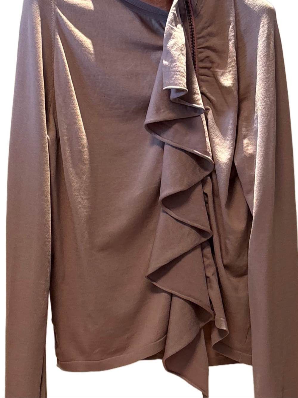 Saint Laurent Paris Saint Laurent Ruffle Front Sweater Size S Size S / US 4 / IT 40 - 8 Thumbnail