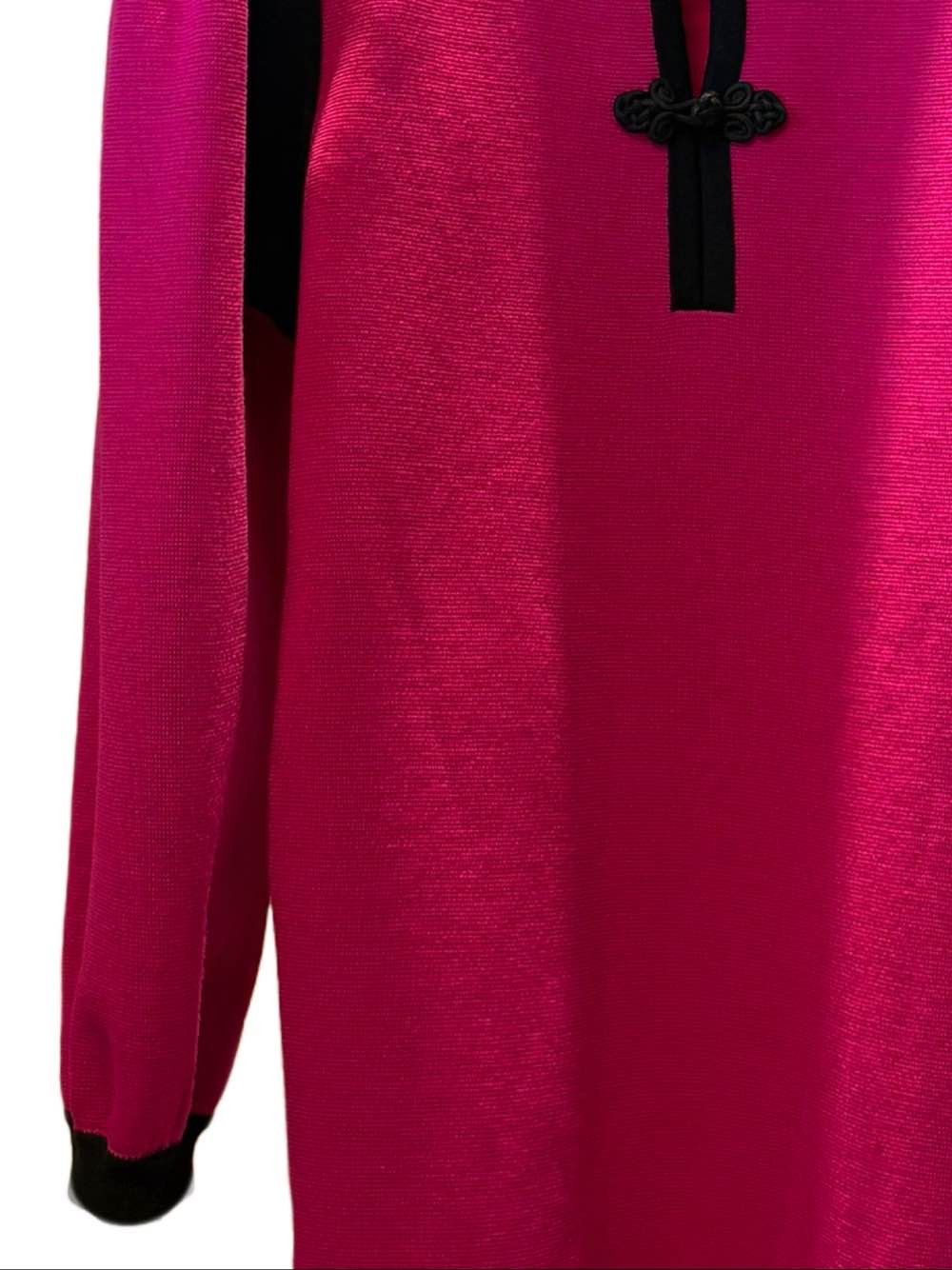 Yves Saint Laurent Yves Saint Laurent Wool Frog Button Midi Dress Size M Size M / US 6-8 / IT 42-44 - 7 Thumbnail