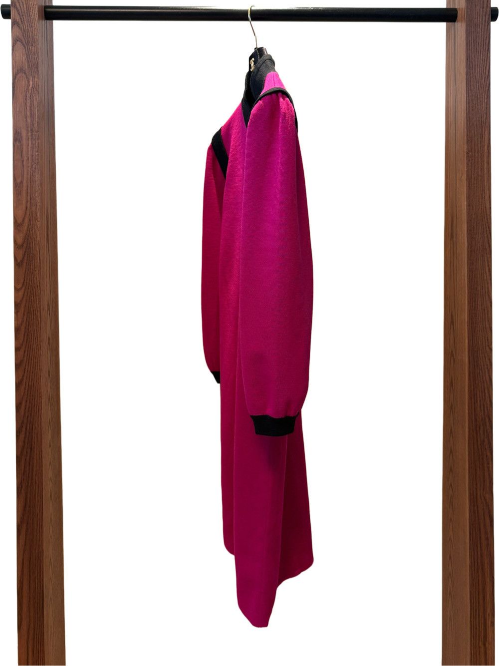 Yves Saint Laurent Yves Saint Laurent Wool Frog Button Midi Dress Size M Size M / US 6-8 / IT 42-44 - 11 Thumbnail