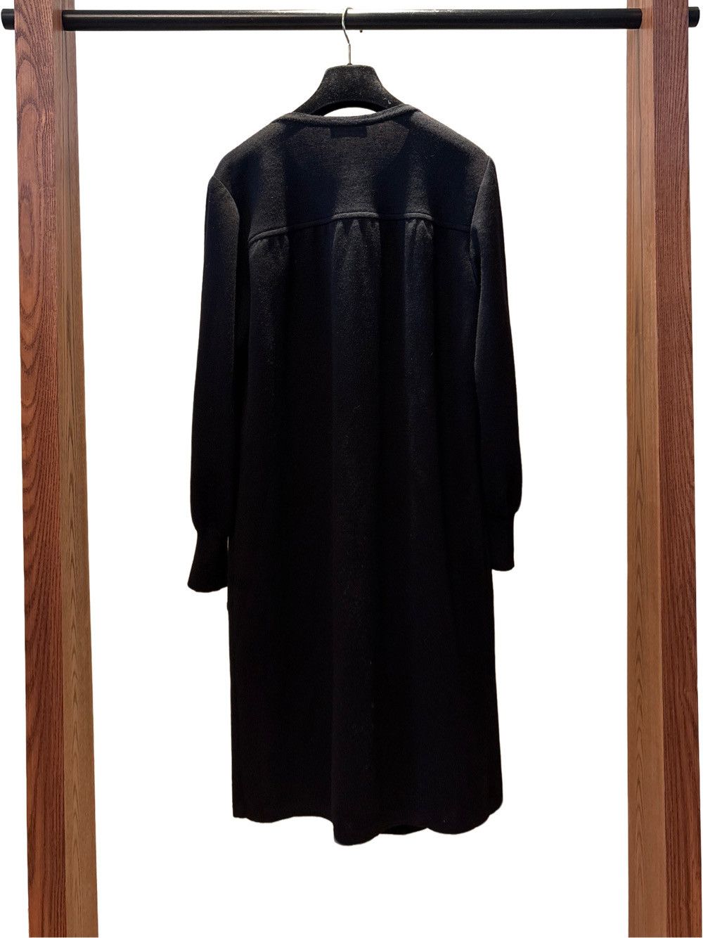 Yves Saint Laurent Yves Saint Laurent Black Wool Ornament Button Coat M Size M / US 6-8 / IT 42-44 - 2 Thumbnail