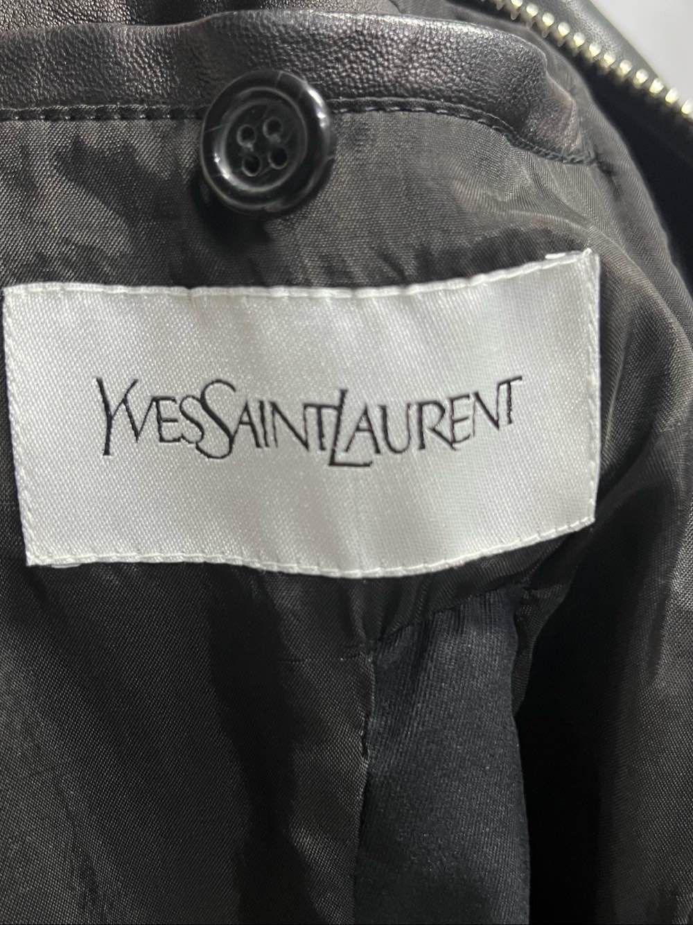 Saint Laurent Paris Saint Laurent Leather Bomber Jacket Size 48 Size US M / EU 48-50 / 2 - 3 Thumbnail