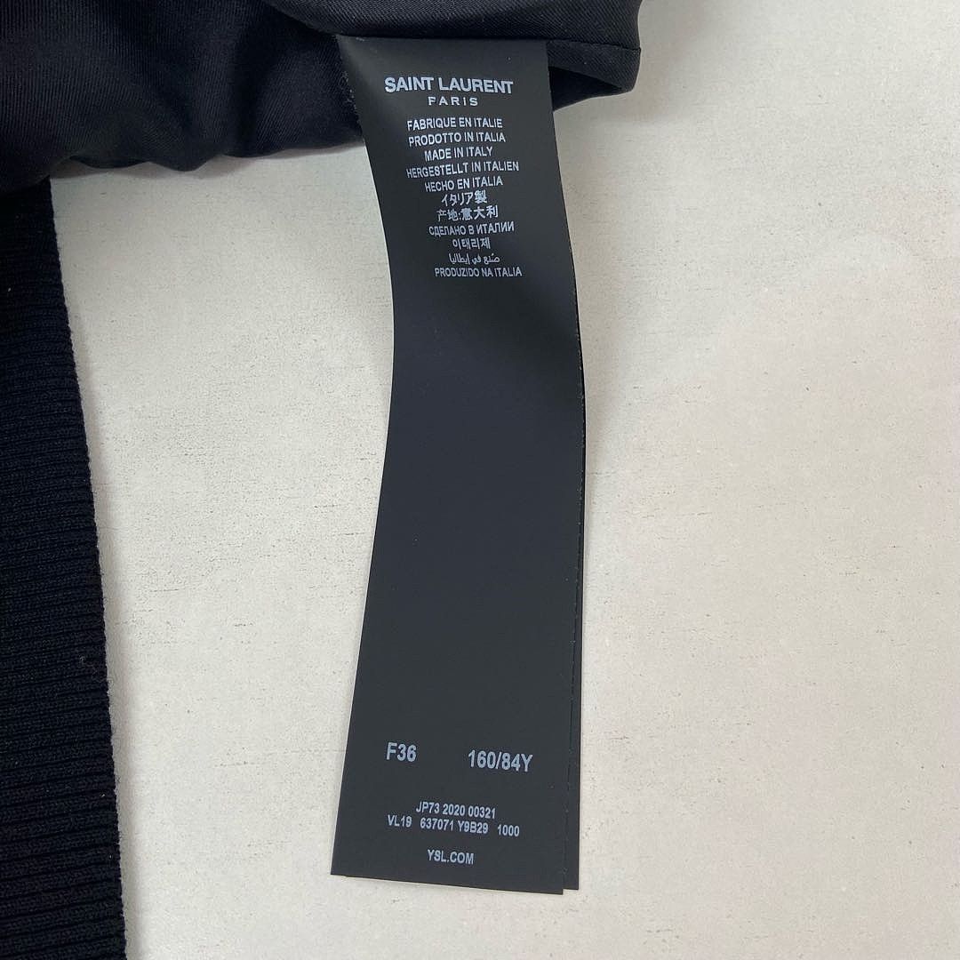 Saint Laurent Paris Saint Laurent Patent Fur Collar Bomber Jacket Size FR 36 Size XS / US 0-2 / IT 36-38 - 4 Thumbnail