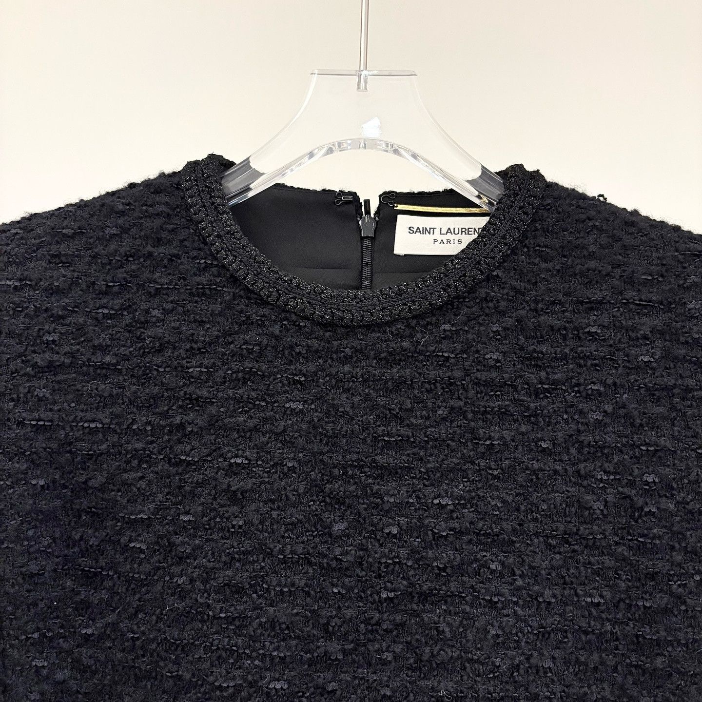 Saint Laurent Paris Saint Laurent Tweed Mini Dress Size 36 Size XS / US 0-2 / IT 36-38 - 6 Thumbnail