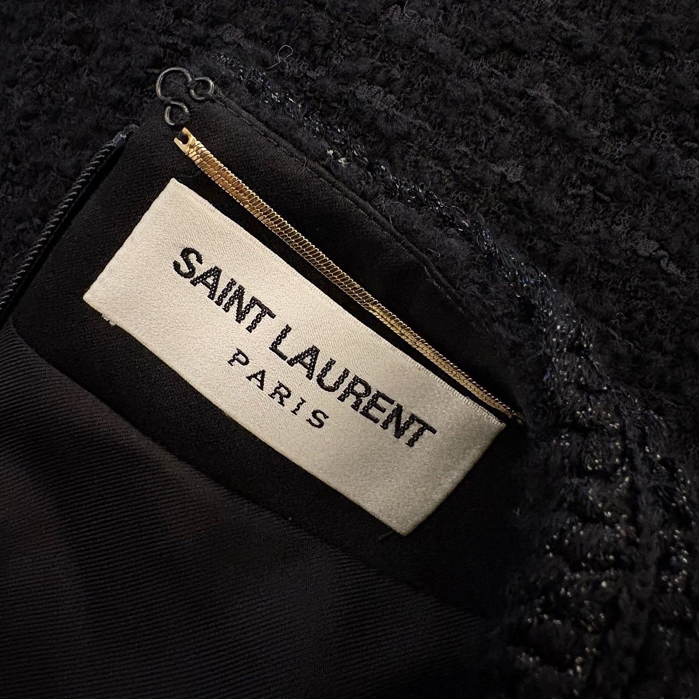 Saint Laurent Paris Saint Laurent Tweed Mini Dress Size 36 Size XS / US 0-2 / IT 36-38 - 3 Thumbnail