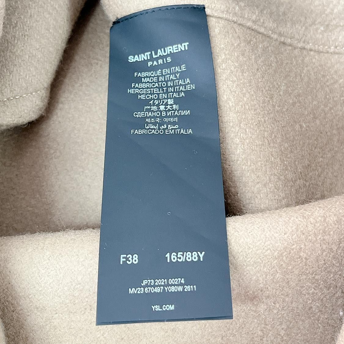 Saint Laurent Paris Saint Laurent Wool Hooded Duffle Coat Size 38 Size S / US 4 / IT 40 - 4 Thumbnail