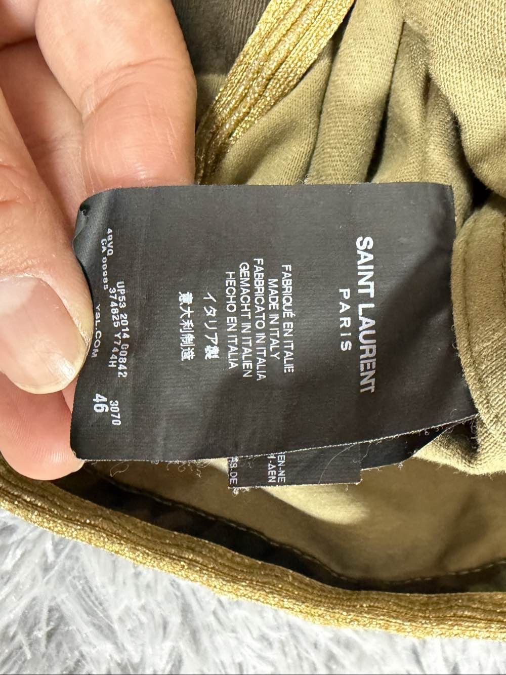 Saint Laurent Paris Saint Laurent Camo Light Jacket Size S Size US S / EU 44-46 / 1 - 4 Thumbnail