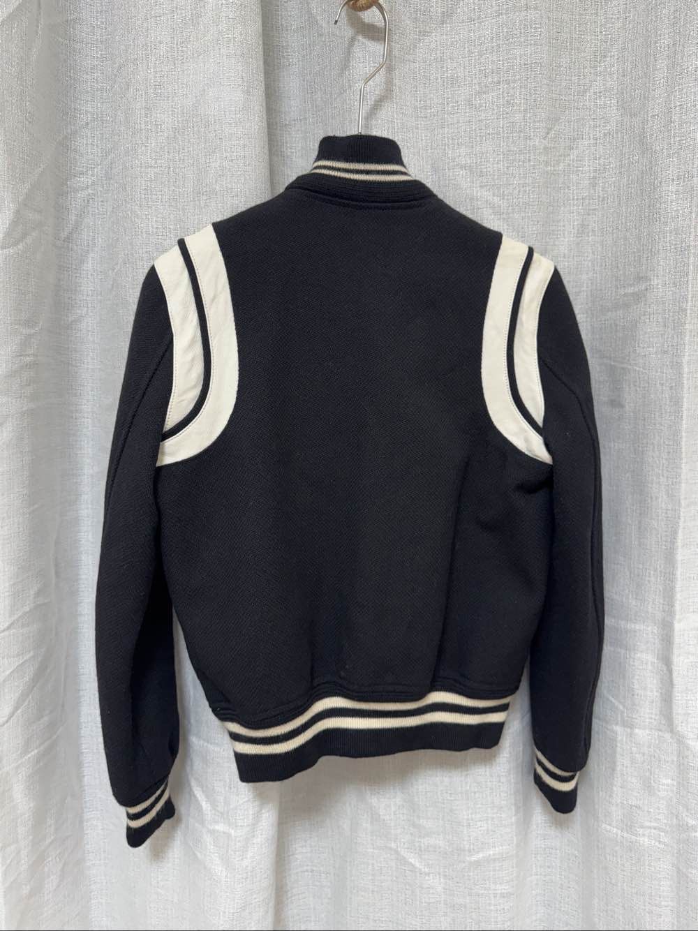 Saint Laurent Paris Saint Laurent Wool Teddy Varsity Jacket Size 40 Size M / US 6-8 / IT 42-44 - 2 Thumbnail