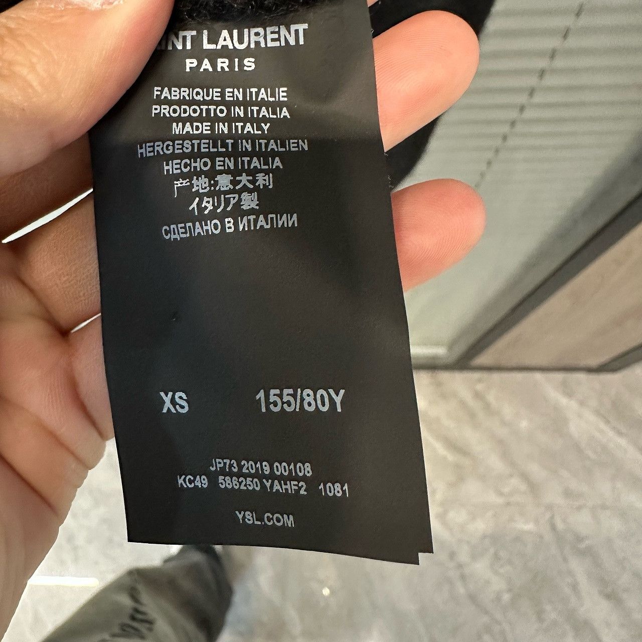 Saint Laurent Paris Saint Laurent Metallic Butterfly Jacquard Sweater Size XS Size XS / US 0-2 / IT 36-38 - 4 Thumbnail