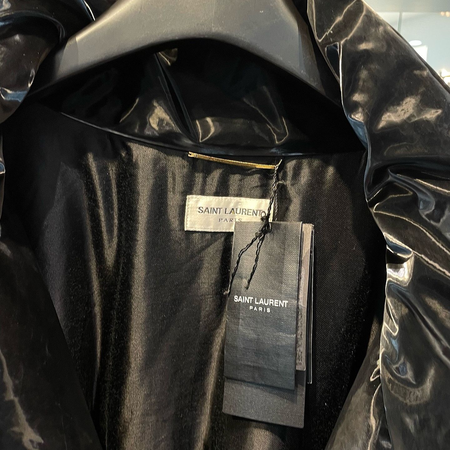 Saint Laurent Paris Saint Laurent Glossy Coat Size 38 Size S / US 4 / IT 40 - 3 Thumbnail