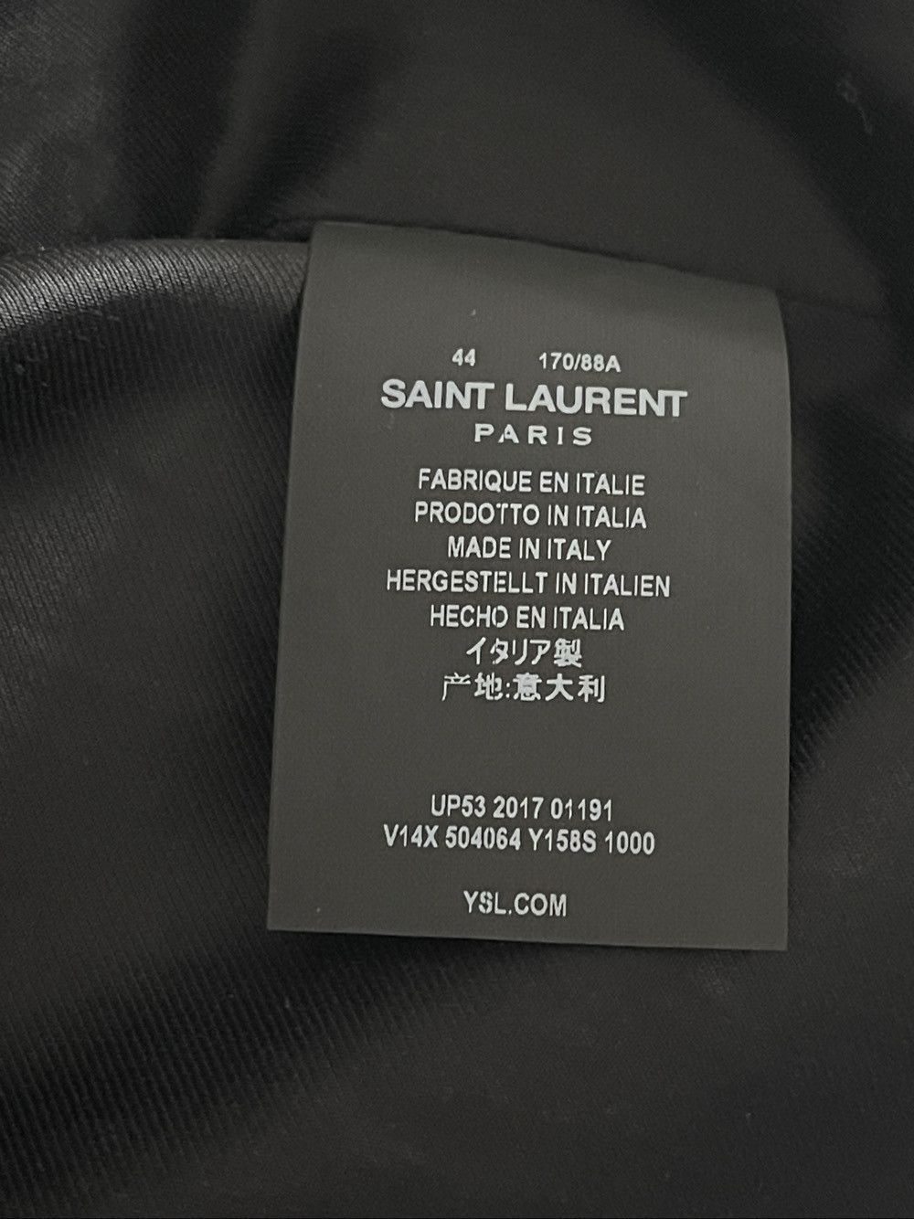 Saint Laurent Paris Saint Laurent Heaven Varsity Bomber Jacket Size 44 Size US S / EU 44-46 / 1 - 4 Thumbnail