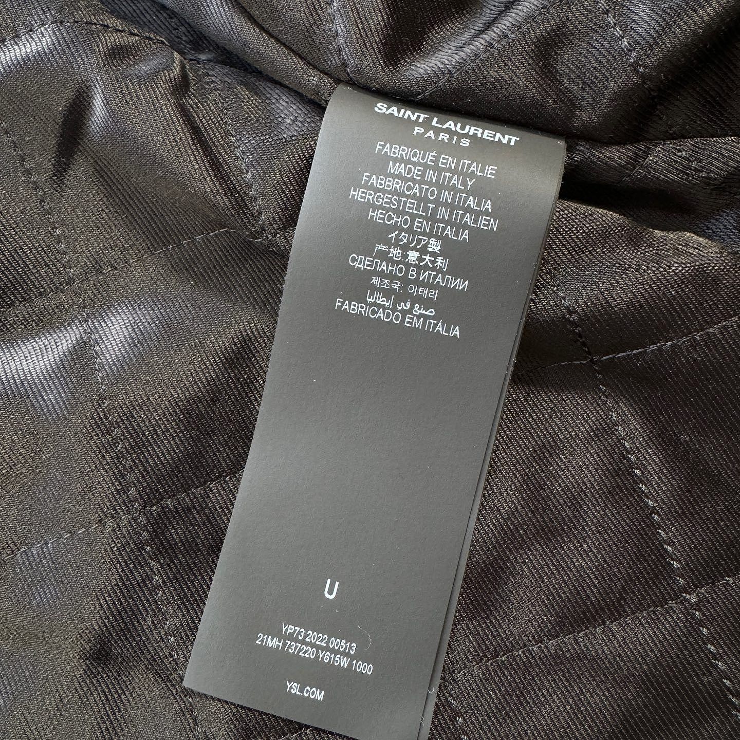 Saint Laurent Paris Saint Laurent Crystal YSL Logo Velvet Coat Size U Size ONE SIZE - 4 Thumbnail