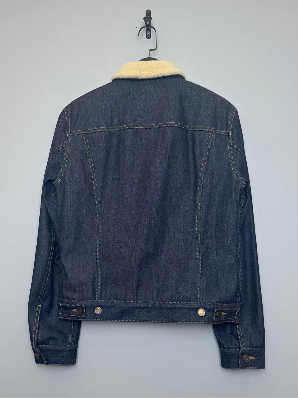 Saint Laurent Paris Saint Laurent Shearling Lined Denim Jacket Size L Size US L / EU 52-54 / 3 - 2 Thumbnail