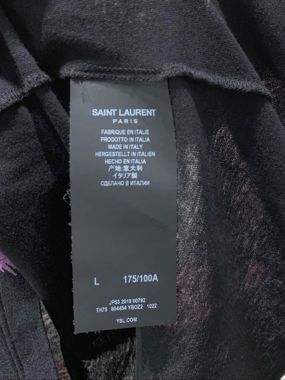 Saint Laurent Paris Saint Laurent Palm Print T-Shirt Size L Size US L / EU 52-54 / 3 - 4 Thumbnail