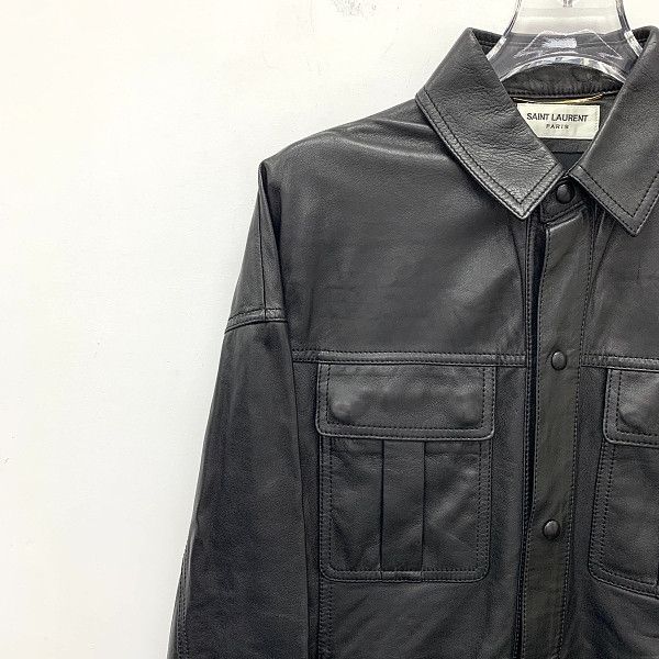 Saint Laurent Paris Saint Laurent Lambskin Leather Jacket Size 36 Size XS / US 0-2 / IT 36-38 - 5 Thumbnail