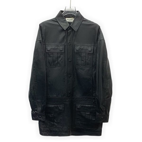 Saint Laurent Paris Saint Laurent Lambskin Leather Jacket Size 36 Size XS / US 0-2 / IT 36-38 - 8 Thumbnail