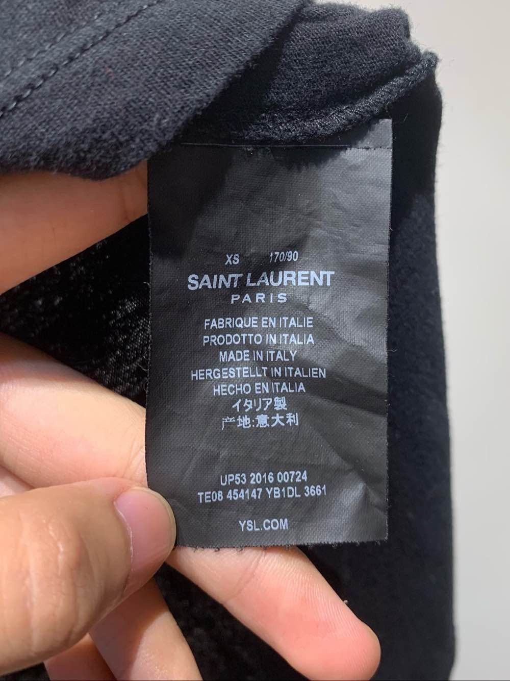 Saint Laurent Paris Saint Laurent Sweet Dreams Shark T-Shirt Size XS Size US XS / EU 42 / 0 - 4 Thumbnail