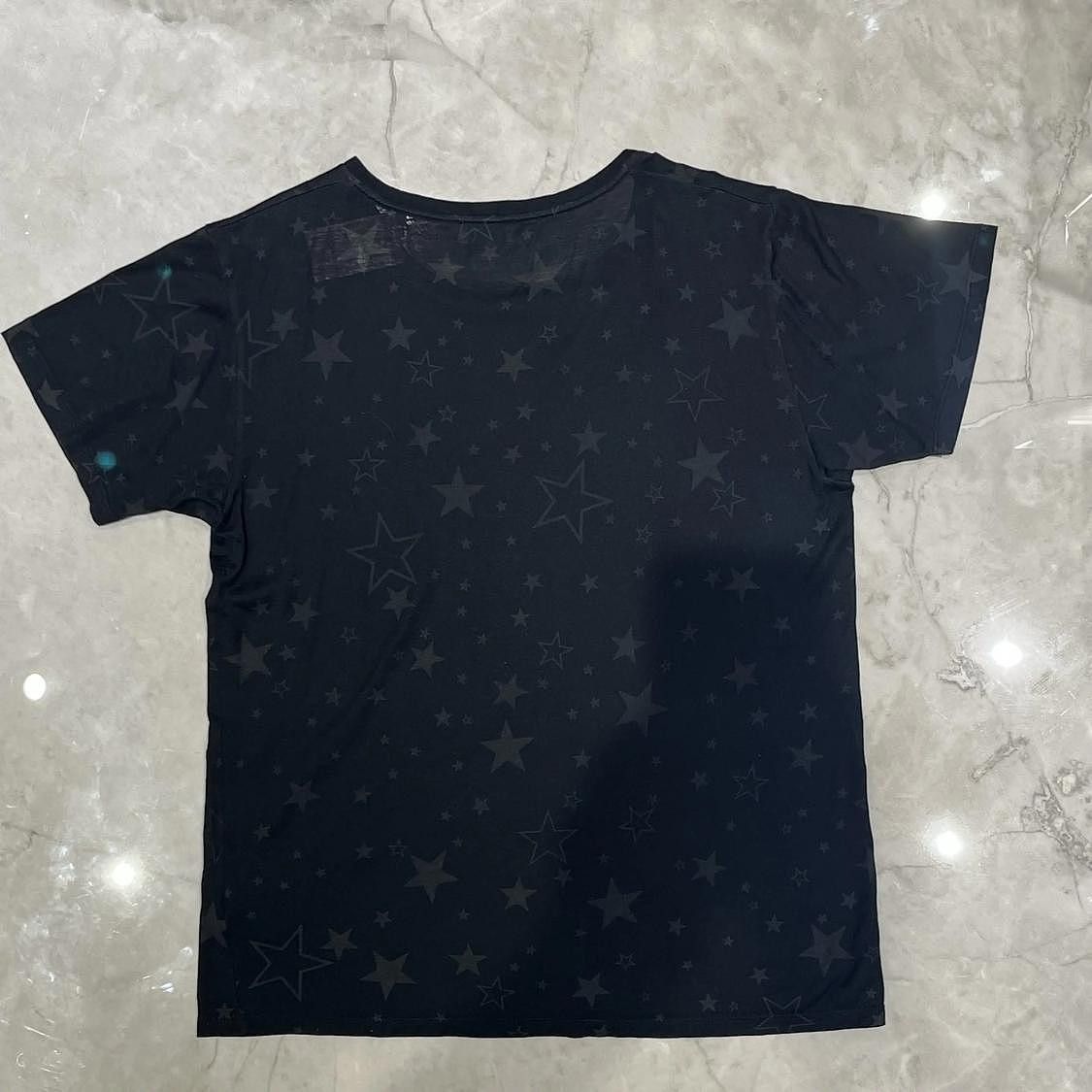 Saint Laurent Paris Saint Laurent Star Print T-Shirt Size L Size US L / EU 52-54 / 3 - 2 Thumbnail