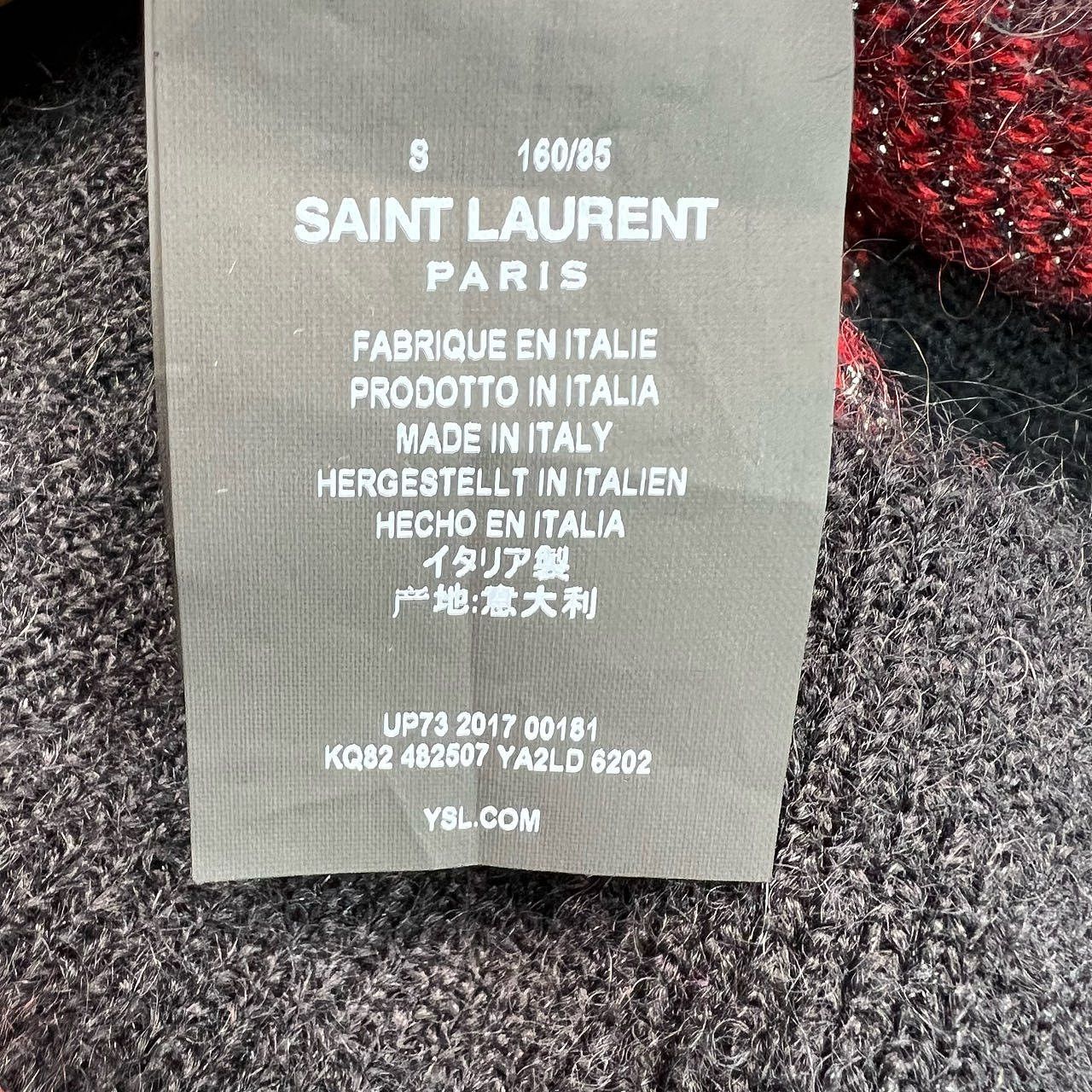 Saint Laurent Paris Saint Laurent Heart Pattern Sweater Size S Size US S / EU 44-46 / 1 - 4 Thumbnail