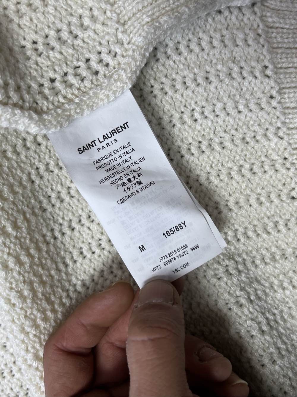 Saint Laurent Paris Saint Laurent Chain Detail Knit Cardigan Size M Size M / US 6-8 / IT 42-44 - 4 Thumbnail