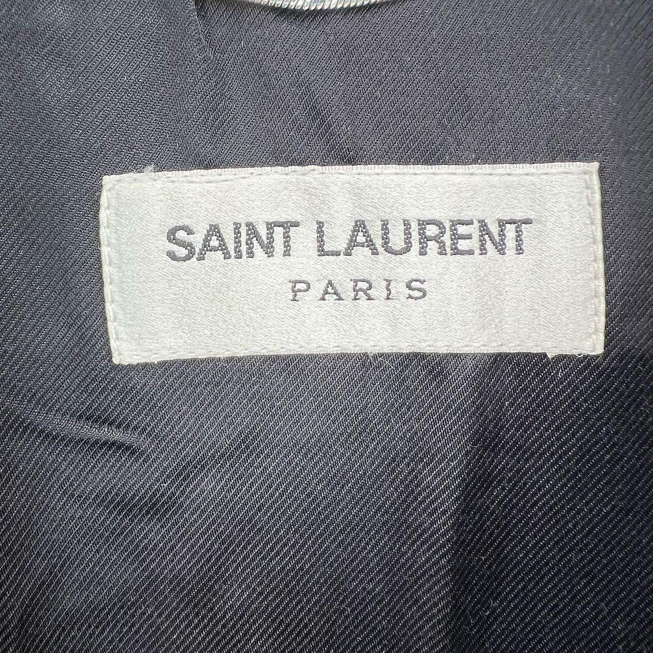 Saint Laurent Paris Saint Laurent Metallic Print Bomber Jacket Size 48 Size US M / EU 48-50 / 2 - 3 Thumbnail