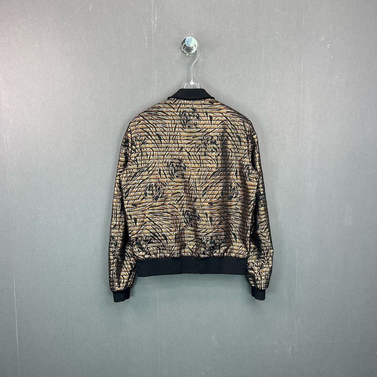 Saint Laurent Paris Saint Laurent Metallic Print Bomber Jacket Size 48 Size US M / EU 48-50 / 2 - 2 Thumbnail