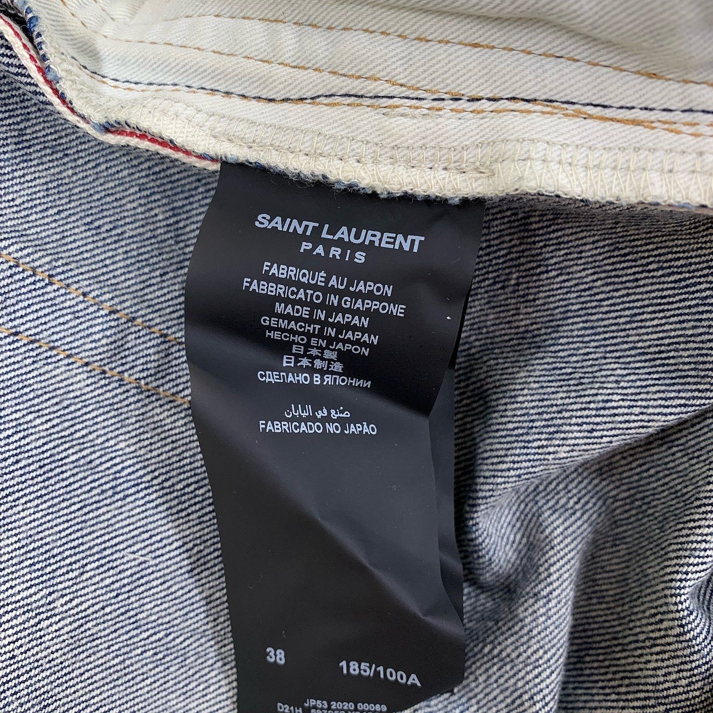 Saint Laurent Paris Saint Laurent Blue Denim Jeans Size 38 Size US 38 / EU 54 - 4 Thumbnail