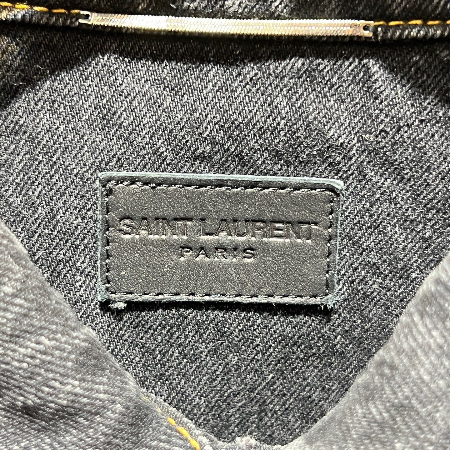 Saint Laurent Paris Saint Laurent Denim Jacket Size L Size US L / EU 52-54 / 3 - 3 Thumbnail