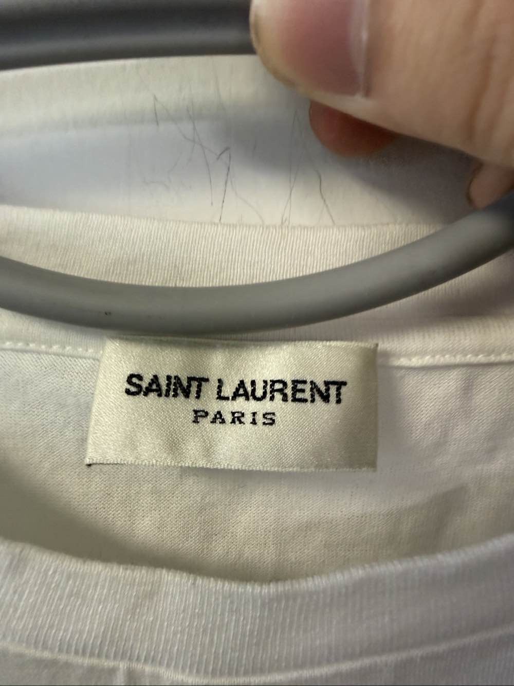 Saint Laurent Paris Saint Laurent Logo T-Shirt Size S Size S / US 4 / IT 40 - 3 Thumbnail