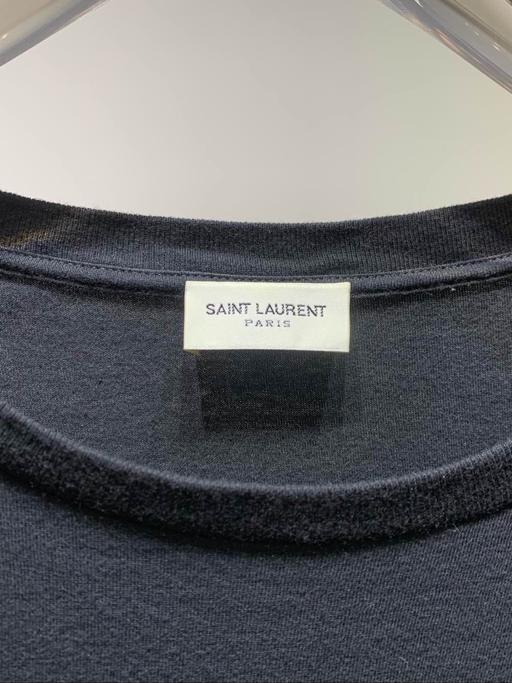 Saint Laurent Paris Saint Laurent Logo Print T-Shirt Size M Size US M / EU 48-50 / 2 - 3 Thumbnail
